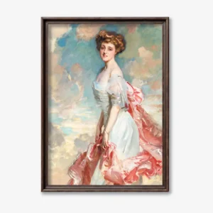 Elegant Lady in Dress